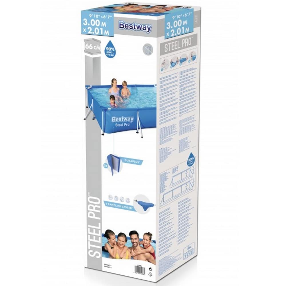 Bestway Piscine hors sol Steel Pro 300 x 201 x 66 cm – Image 3